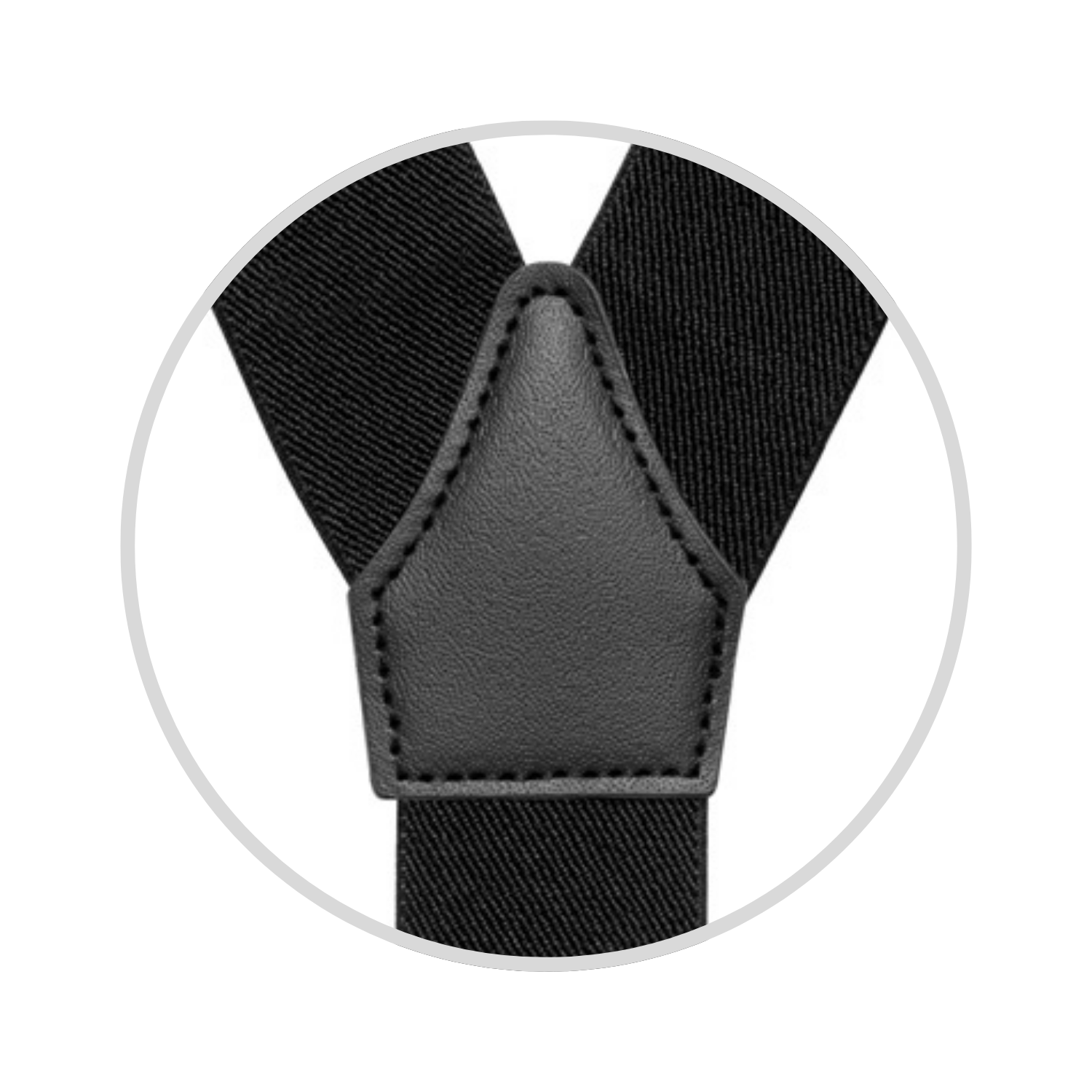 Hosenträger Schwarz Basic in Y-Form 001