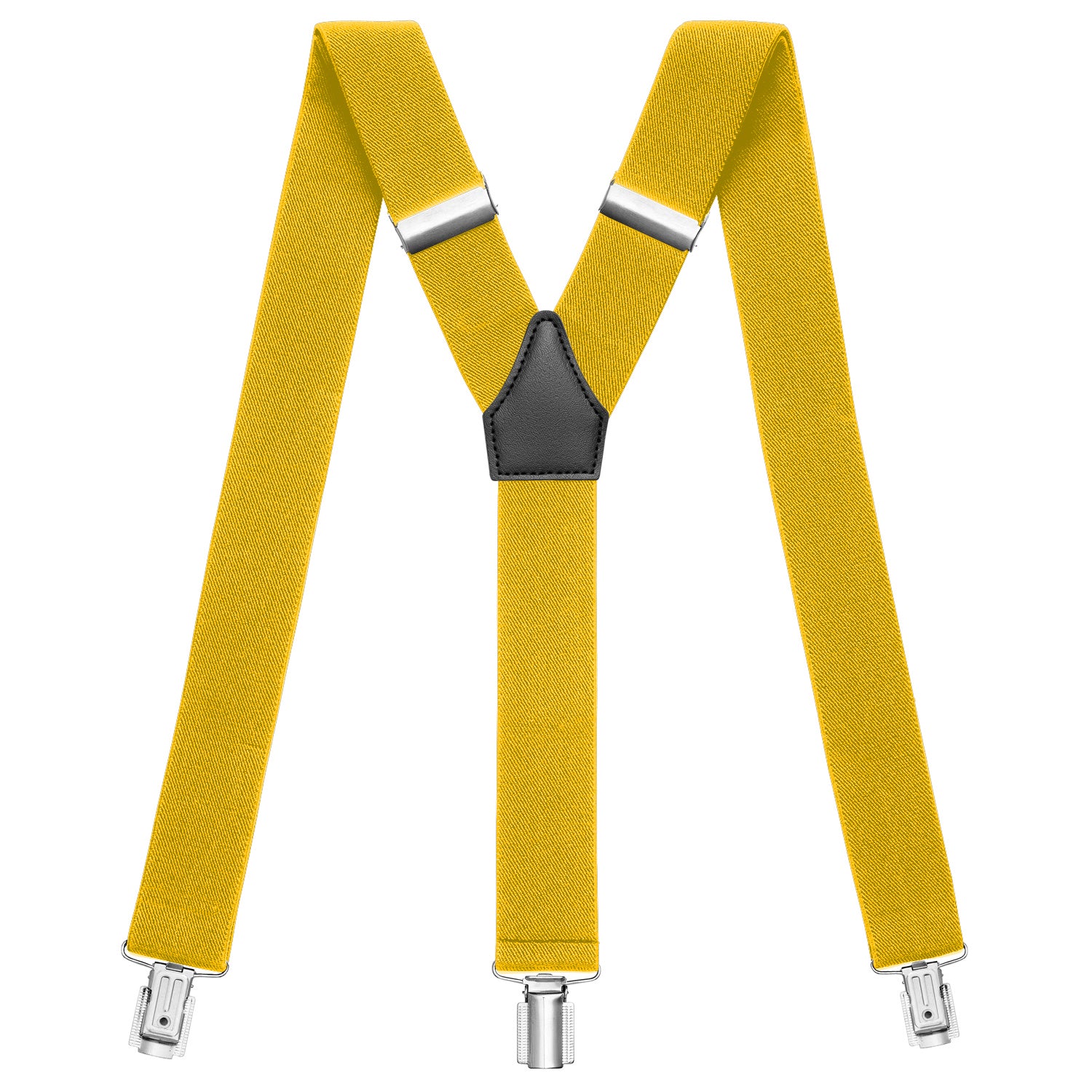 gelb Hosenträger in Y-Form mit starken Clips